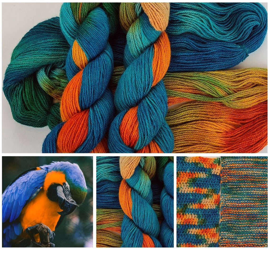 Unicorn Yarn - Bulky Weight - Macaw - 105yds – Hummingbirdacres LLC